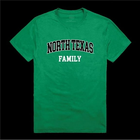 W Republic 571-195-KEL-04 University of North Texas Mean Green Family T-Shirt, Kelly Green - Extra Large