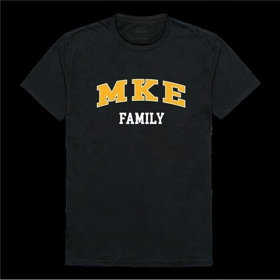 W Republic 571-199-BLK-01 University of Wisconsin-Milwaukee Panthers Family T-Shirt, Black - Small