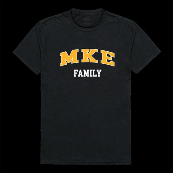 W Republic 571-199-BLK-03 University of Wisconsin-Milwaukee Panthers Family T-Shirt, Black - Large
