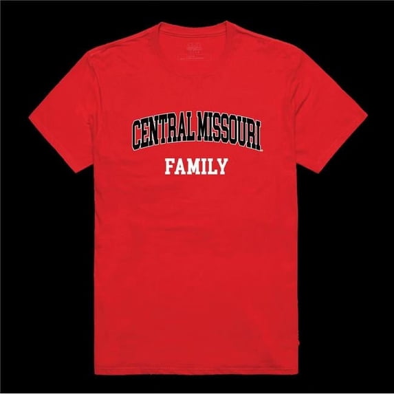 W Republic 571-209-RED-04 University of Central Missouri Mules Family T-Shirt, Red - Extra Large