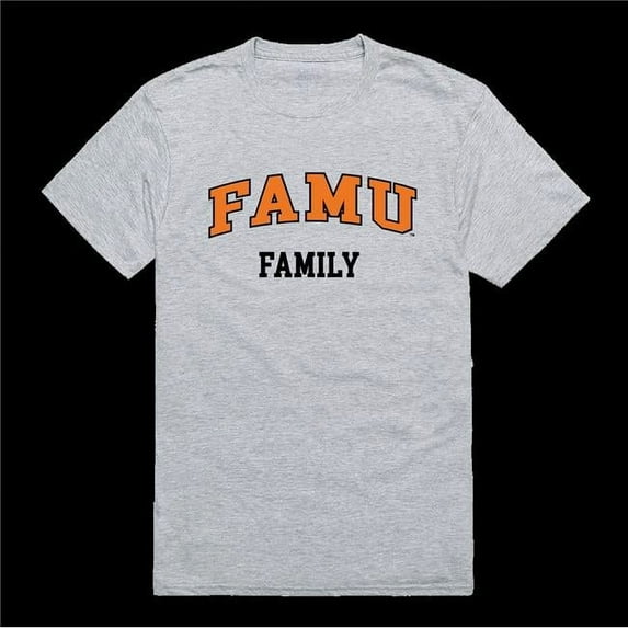 W Republic 571-218-HGY-04 Florida A&M University Rattlers Family T-Shirt, Heather Grey - Extra Large