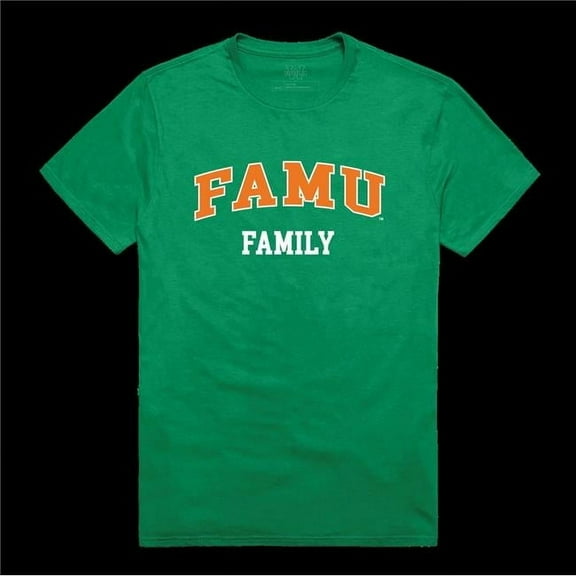 W Republic 571-218-KEL-04 Florida A&M University Rattlers Family T-Shirt, Kelly Green - Extra Large