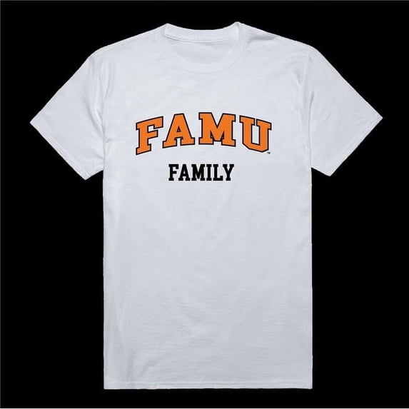 W Republic 571-218-WHT-04 Florida A&M University Rattlers Family T-Shirt, White - Extra Large