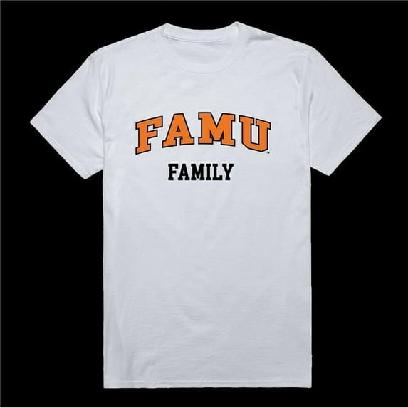 W Republic 571-218-WHT-05 Florida A&M University Rattlers Family T-Shirt, White - 2XL