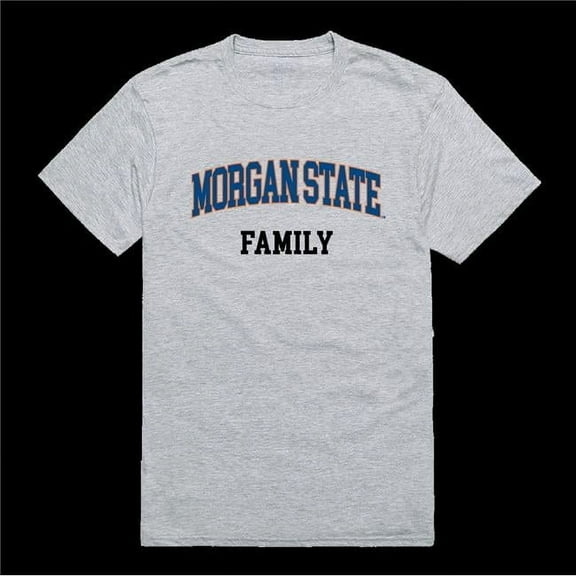 W Republic 571-224-HGY-04 Morgan State University Bears Family T-Shirt, Heather Grey - Extra Large