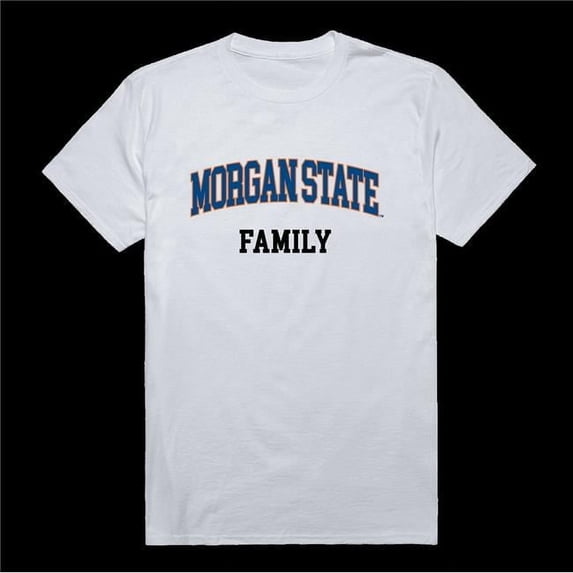 W Republic 571-224-WHT-04 Morgan State University Bears Family T-Shirt, White - Extra Large