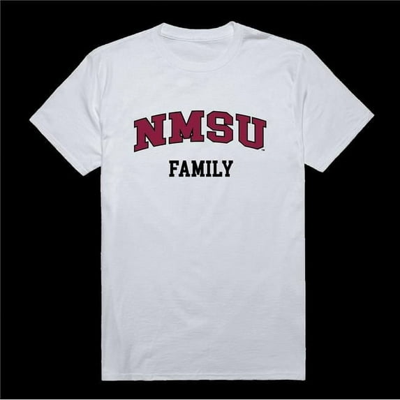 W Republic 571-225-WHT-04 New Mexico State University Aggies Family T-Shirt, White - Extra Large