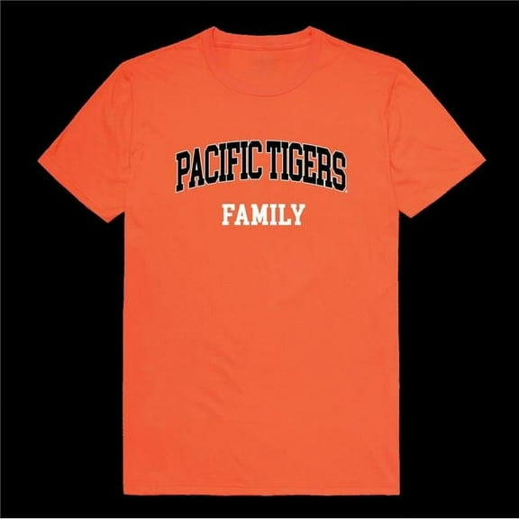 W Republic 571-248-ORN-02 University of the Pacific Tigers Family T-Shirt, Orange - Medium