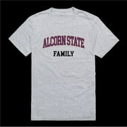 W Republic 571-261-HGY-02 Alcorn State University Braves Family T-Shirt, Heather Grey - Medium