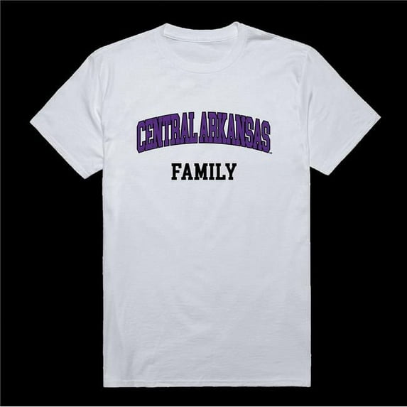 W Republic 571-278-WHT-02 University of Central Arkansas Bears Family T-Shirt, White - Medium