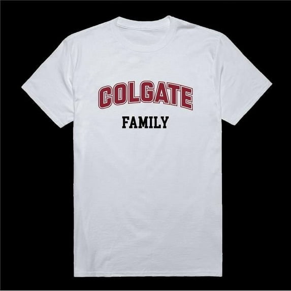 W Republic 571-283-WHT-01 Colgate University Raiders Family T-Shirt, White - Small