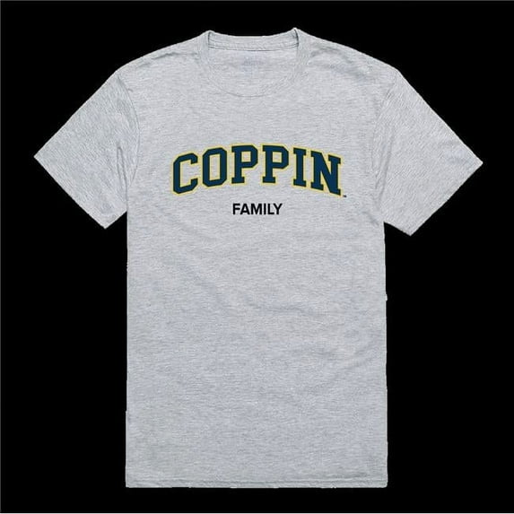 W Republic 571-286-HGY-05 Coppin State University Eagles Family T-Shirt, Heather Grey - 2XL