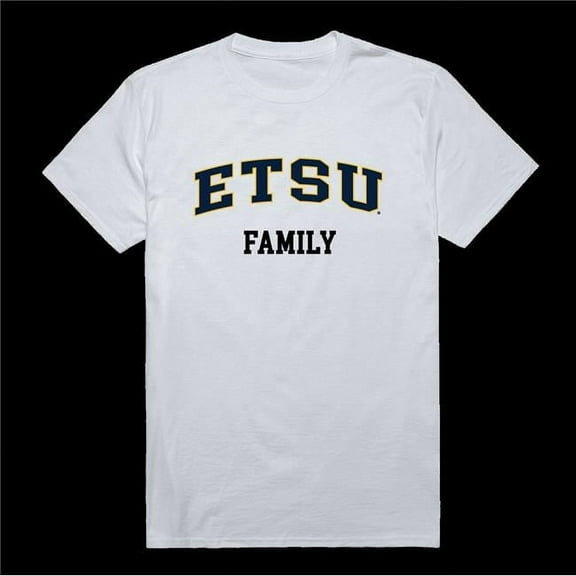 W Republic 571-294-WHT-02 East Tennessee State University Buccaneers Family T-Shirt, White - Medium