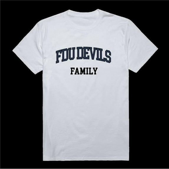 W Republic 571-300-WHT-03 Fairleigh Dickinson University Knights Family T-Shirt, White - Large