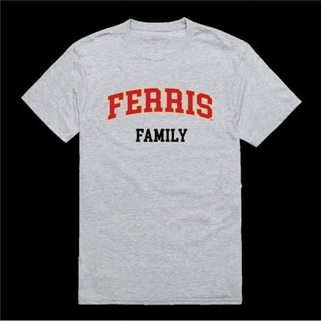 W Republic 571-301-HGY-04 Ferris State University Bulldogs Family T-Shirt, Heather Grey - Extra Large