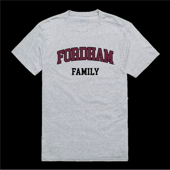 W Republic 571-305-HGY-04 Fordham University Rams Family T-Shirt, Heather Grey - Extra Large
