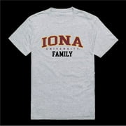 W Republic 571-315-HGY-04 Iona University Gaels Family T-Shirt, Heather Grey - Extra Large