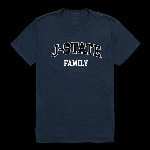 W Republic 571-317-NVY-03 Jackson State University Tigers Family T-Shirt, Navy - Large