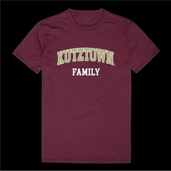 W Republic 571-321-MAR-04 Kutztown University of Pennsylvania Avalanche Family T-Shirt, Maroon - Extra Large