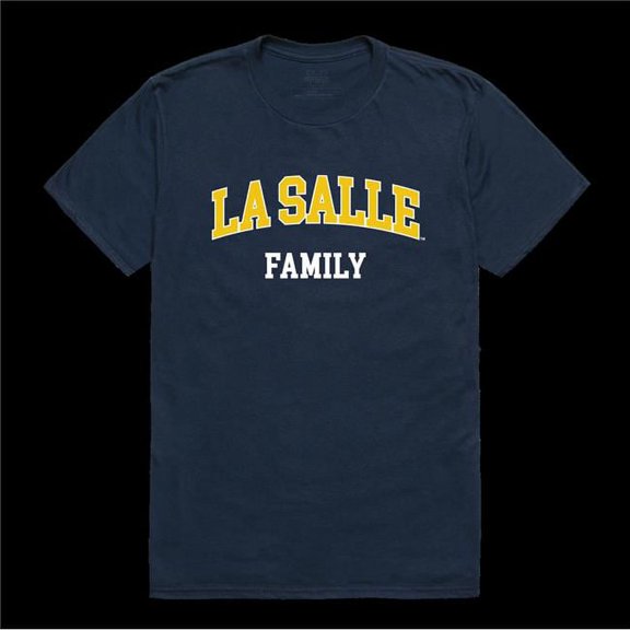 W Republic 571-322-NVY-03 La Salle University Explorers Family T-Shirt, Navy - Large