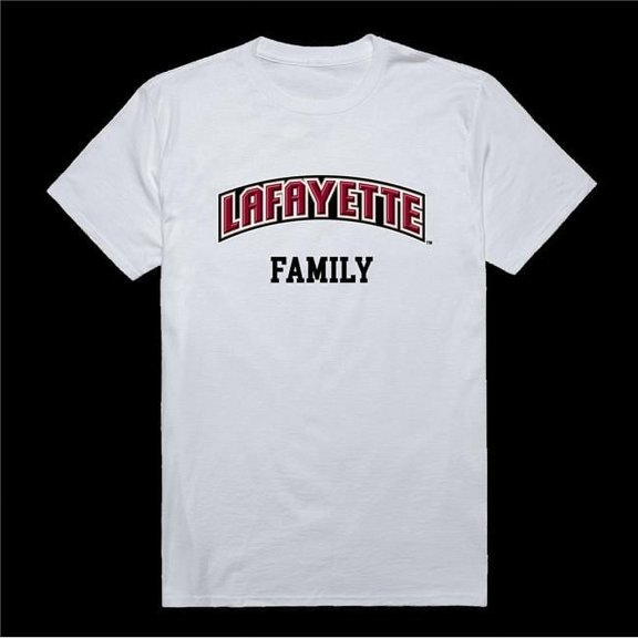 W Republic 571-323-WHT-02 Lafayette College Leopards Family T-Shirt, White - Medium