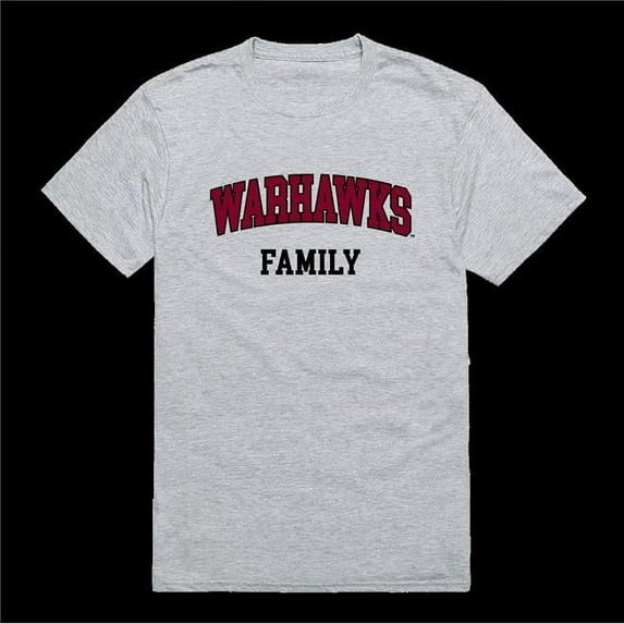 W Republic 571-331-HGY-01 University of Louisiana Monroe Warhawks Family T-Shirt, Heather Grey - Small