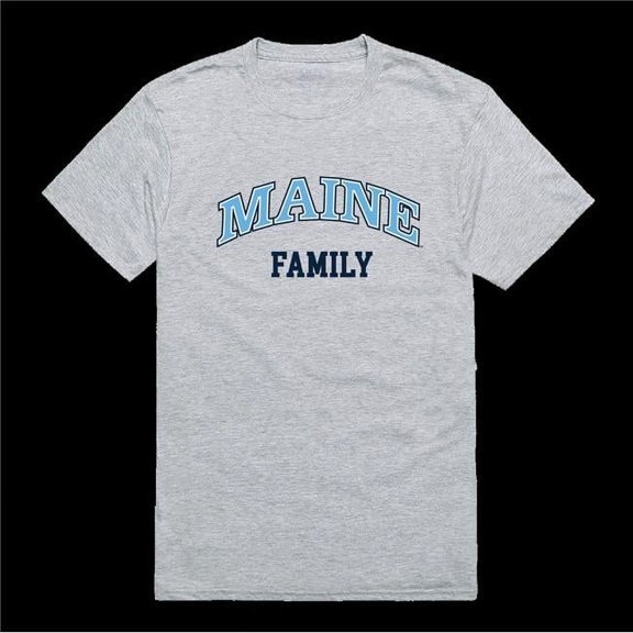 W Republic 571-334-HGY-02 University of Maine Black Bears Family T-Shirt, Heather Grey - Medium