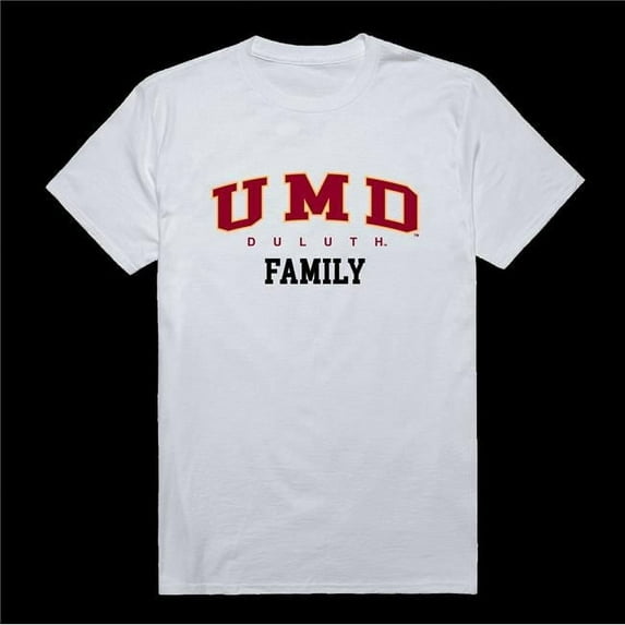 W Republic 571-344-WHT-05 University of Minnesota Duluth Bulldogs Family T-Shirt, White - 2XL