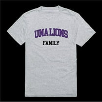 W Republic 571-351-HGY-01 University of North Alabama Lions Family T-Shirt, Heather Grey - Small