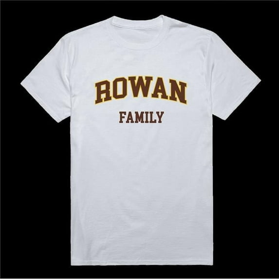 W Republic 571-371-WHT-02 Rowan University The Professionals Owls Family T-Shirt, White - Medium