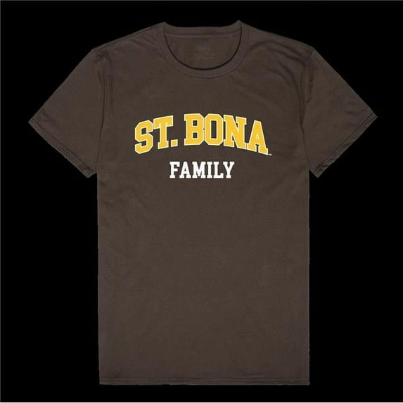 W Republic 571-386-BRN-01 St. Bonaventure University Bonnies Family T-Shirt, Brown - Small