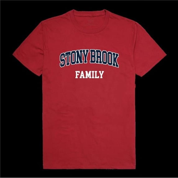 W Republic 571-388-CAR-03 Stony Brook University Seawolves Family T-Shirt, Cardinal - Large