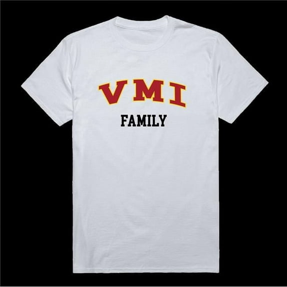 W Republic 571-399-WHT-01 Virginia Military Institute Keydets Family T-Shirt, White - Small