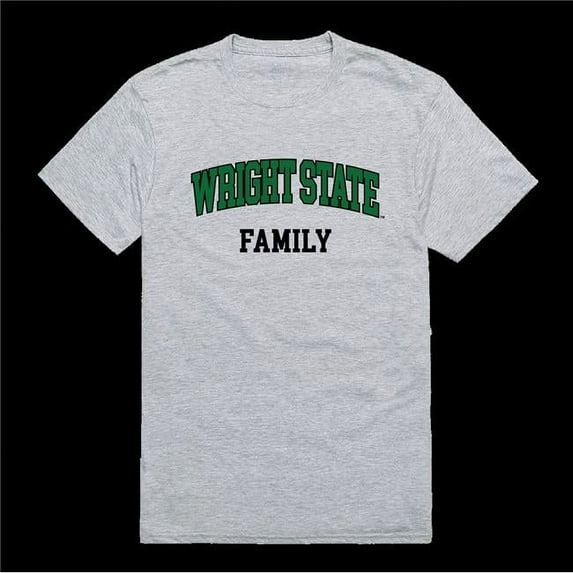 W Republic 571-416-HGY-02 Wright State University Raiders Family T-Shirt, Heather Grey - Medium