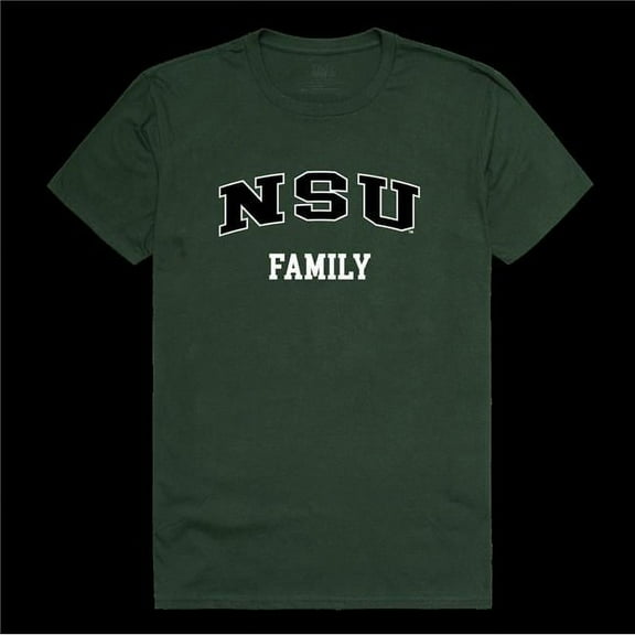 W Republic 571-426-FOR-03 Northeastern State University RiverHawks Family T-Shirt, Forest Green - Large