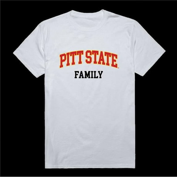W Republic 571-427-WHT-05 Pittsburg State University Gorillas Family T-Shirt, White - 2XL