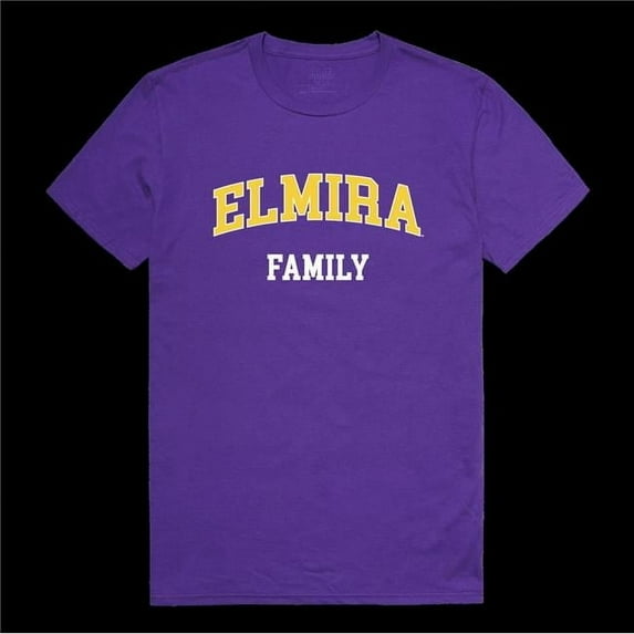 W Republic 571-451-PUR-05 Elmira College Soaring Eagles Family T-Shirt, Purple - 2XL