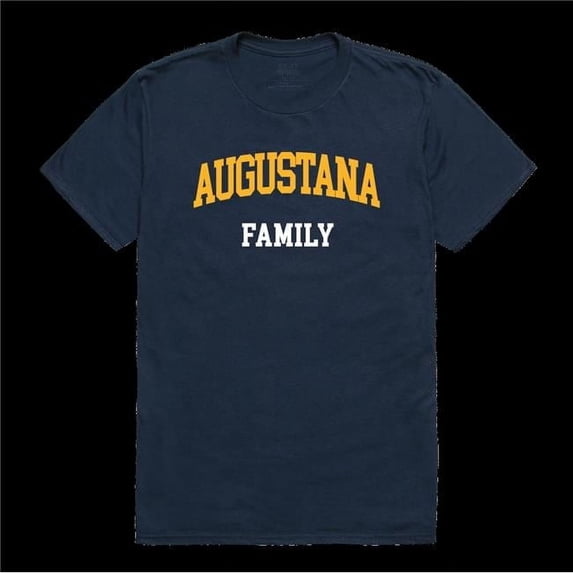 W Republic 571-500-NV2-03 Augustana University Vikings Family T-Shirt, Navy - Large