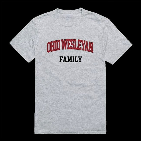 W Republic 571-564-HGY-03 Ohio Wesleyan University Bishops Family T-Shirt, Heather Grey - Large