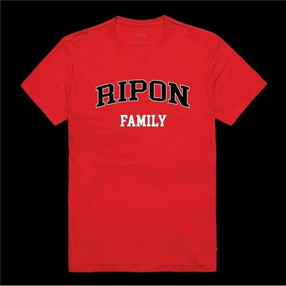 W Republic 571-575-RED-05 Ripon College Red Hawks Family T-Shirt, Red - 2XL
