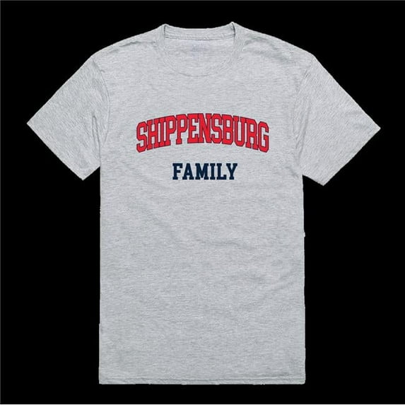 W Republic 571-584-HGY-02 Shippensburg University Raiders Family T-Shirt, Heather Grey - Medium