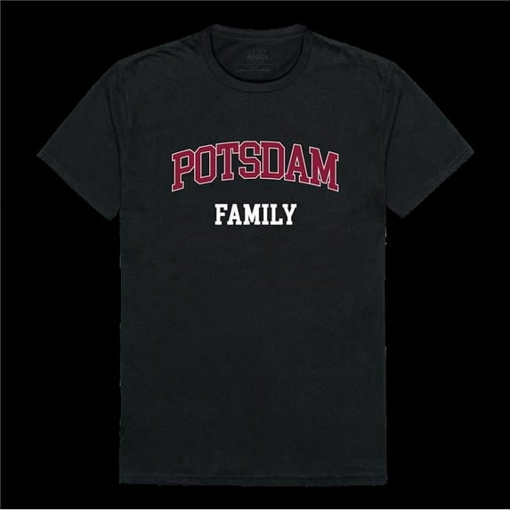 W Republic 571-593-BLK-05 State University of New York at Potsdam Bears Family T-Shirt, Black - 2XL