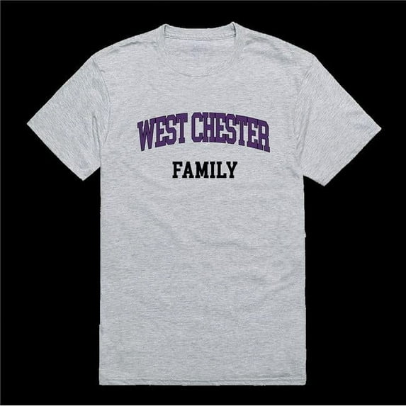 W Republic 571-603-HGY-05 West Chester University Rams Family T-Shirt, Heather Grey - 2XL