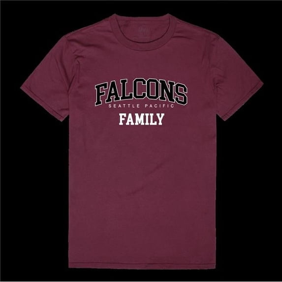 W Republic 571-670-MAR-03 Seattle Pacific University Falcons Family T-Shirt, Maroon - Large