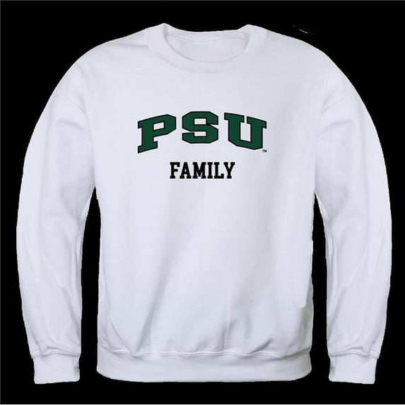 W Republic 572-229-WHT-02 Portland State University Vikings Family Crewneck Sweatshirt, White - Medium