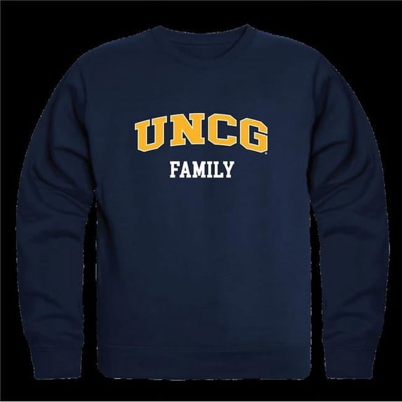 W Republic 572-245-NVY-03 University of North Carolina Greensboro Spartans Family Crewneck Sweatshirt, Navy - Large