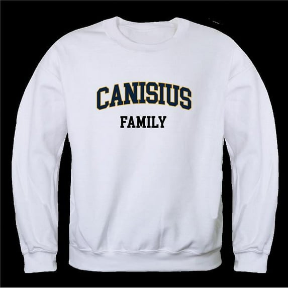 W Republic 572-277-WHT-05 Canisius College Golden Griffins Family Crewneck Sweatshirt, White - 2XL
