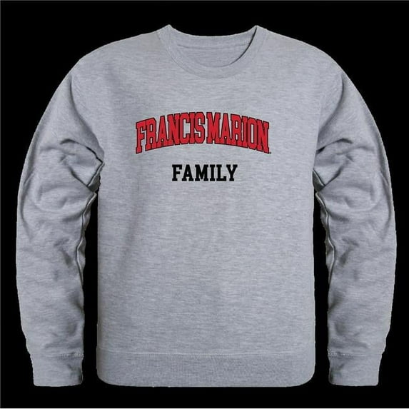 W Republic 572-306-HGY-03 Francis Marion University Patriots Family Crewneck Sweatshirt, Heather Grey - Large