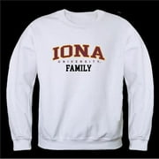 W Republic 572-315-WHT-05 Iona University Gaels Family Crewneck Sweatshirt, White - 2XL