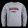 thumbnail image 1 of W Republic 572-368-HGY-01 Rider University Broncos Family Crewneck Sweatshirt, Heather Grey - Small, 1 of 1